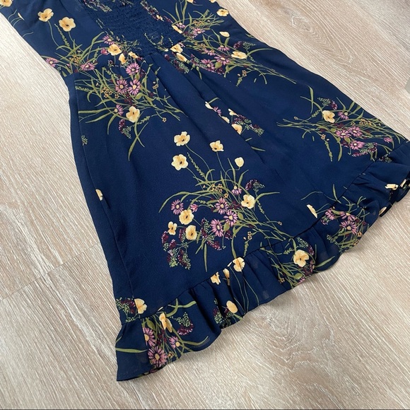 NWOT Reformation Christine Mini Dress in Mademoiselle 6 - Picture 7 of 7